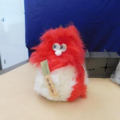 EATON REDS MASCOT, VINTAGE THERMOMETER, AND ANOTHER LITTLE GUY