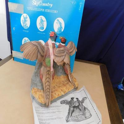 McCORMICK'S VINTAGE "THE FIGHTING PHEASANTS" DECANTER