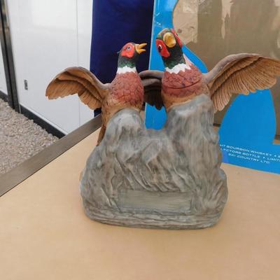 McCORMICK'S VINTAGE "THE FIGHTING PHEASANTS" DECANTER