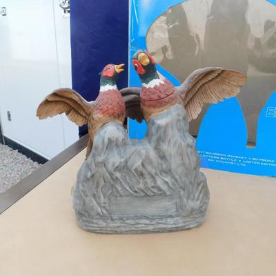 McCORMICK'S VINTAGE "THE FIGHTING PHEASANTS" DECANTER