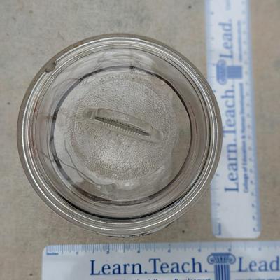 Rare 'From The Rexall Store' Embossed Glass Advertising Bowl and Lid