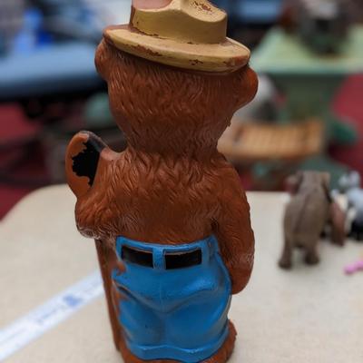 Very Rare Vintage Plastic Smokey the Bear, Art Line Inc