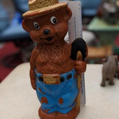 Very Rare Vintage Plastic Smokey the Bear, Art Line Inc