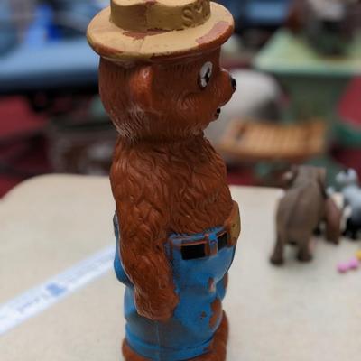 Very Rare Vintage Plastic Smokey the Bear, Art Line Inc