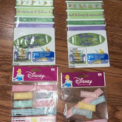 lot of 4 tinker bell ribbons