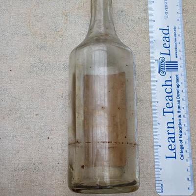 Antique Varsity Hair Dress Bottle