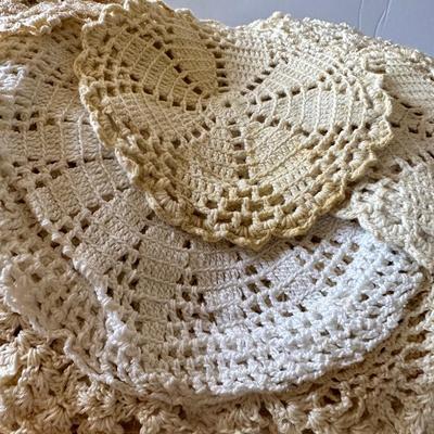 Crocheted Vintage Linen Lot