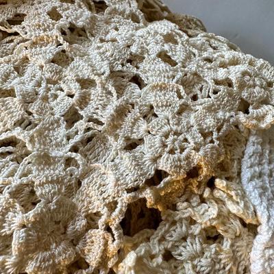 Crocheted Vintage Linen Lot