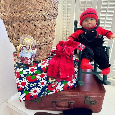 Suitcase/Doll Lot