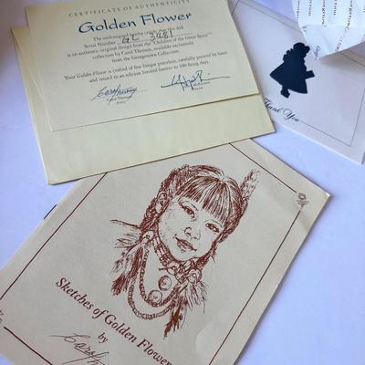 "Golden Flower: by Carol Leroux Doll