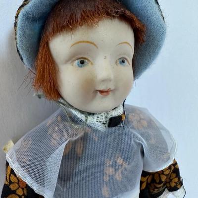 Antique Fine Bisque Sister Doll
