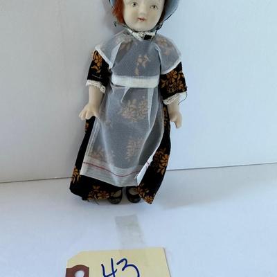 Antique Fine Bisque Sister Doll