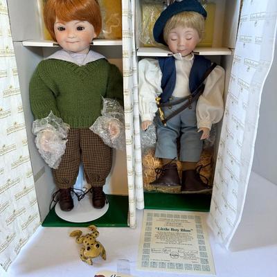 Edwin M. Knowles Two Doll Lot