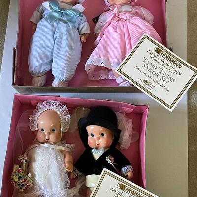 Horsman Hebee & Shebee Doll Lot