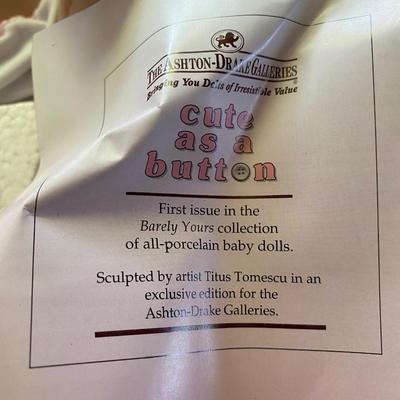 Ashton Drake Galleries Cute as a Button Doll Lot