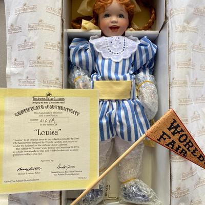Ashton Drake Galleries Louisa at the Fair Doll