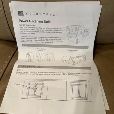 Flexsteel electric reclining couch