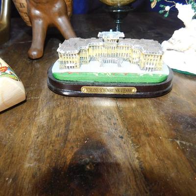 COOL VINTAGE DONKEY PLANTER WITH ITEMS FROM AROUND THE WORLD & MORE