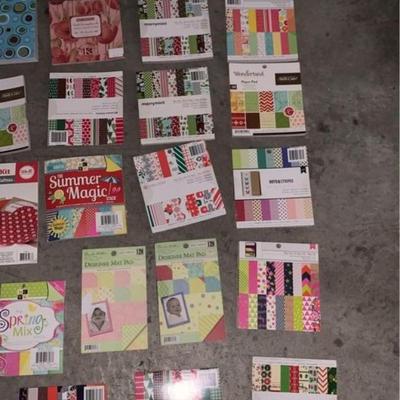 large tub full of card stock lot for arts and craft