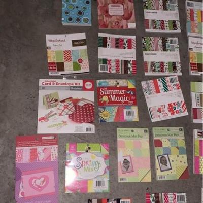 large tub full of card stock lot for arts and craft