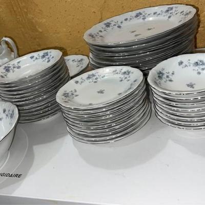 Johann Haviland Blue Garland Bavaria (52 pieces)