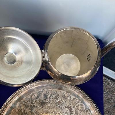 EAT YOUR HEART OUT ON SOME SILVERPLATE, DON'T MISS THE COOL SERVING DISH