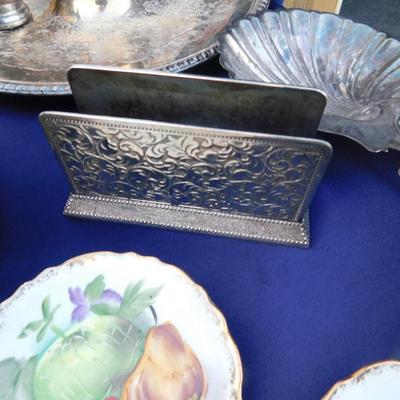 EAT YOUR HEART OUT ON SOME SILVERPLATE, DON'T MISS THE COOL SERVING DISH