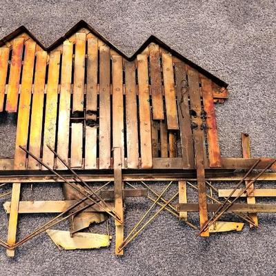 Lot #87  Enamel on Copper - MidCentury Wall decoration