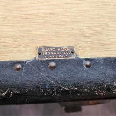 Lot #89  David Horn Luggage Co. of New Orleans Vintage Trunk