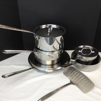282 All Clad Pots & Pans Lot