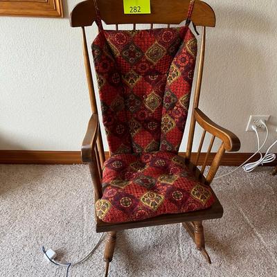 Vintage rocking chair w/ pad