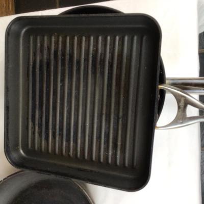 293 Pots & Pans Lot Swiss Diamond & Calphalon