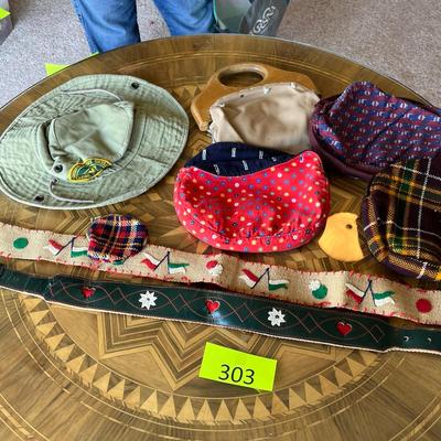 Lot of Hats & belts