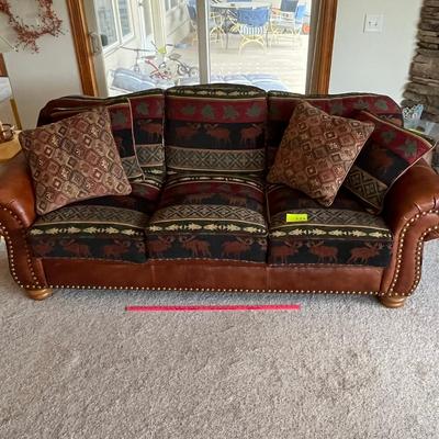 Woodleys Leather Couch