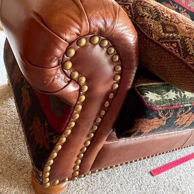 Woodleys Leather Couch