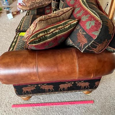 Woodleys Leather Couch
