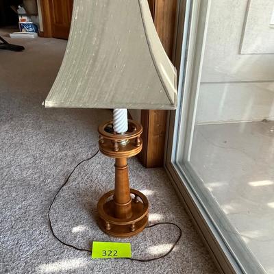 Early American Milk Glass table lamp