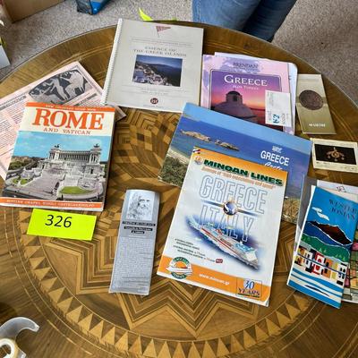 Lot of travel books