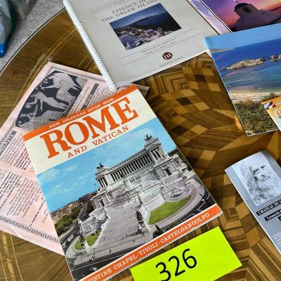 Lot of travel books