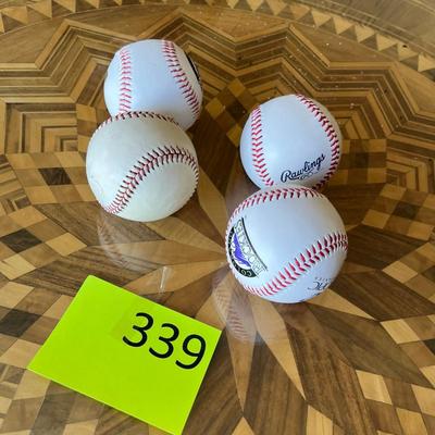 4 Baseballs