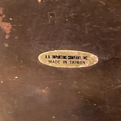 Vntage Union Pacific Railroad Brass Spittoon