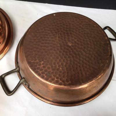 404 Copper Mold Lot & Skillet