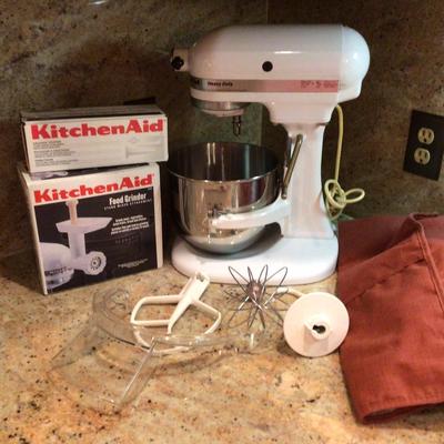 409 Kitchen Aid Heavy Duty Mixer & Attachments
