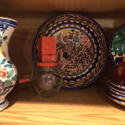 410 Floral Pottery Lot