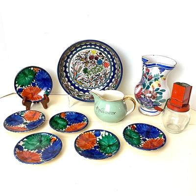 410 Floral Pottery Lot