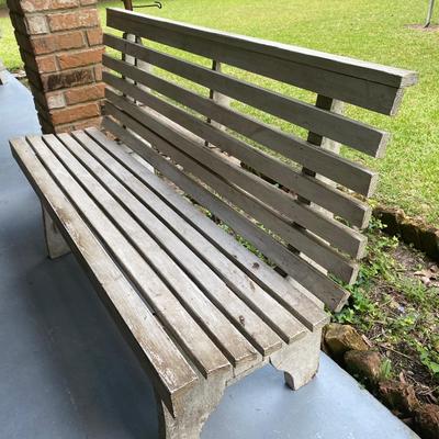 Solid wood bench - B