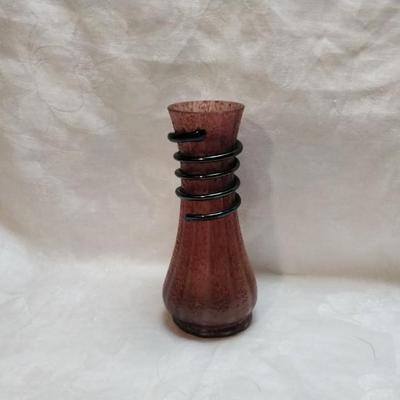 Antique Kralik Oil Spotted Serpent Snake Vase ca. early 1900s