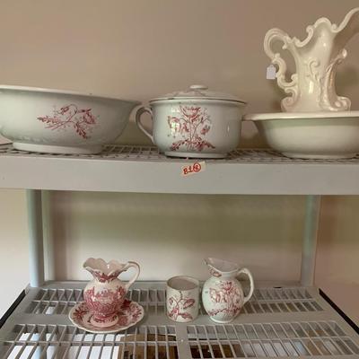 Red toile