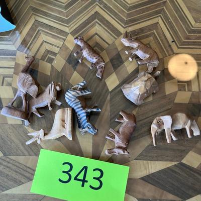 African wood animals