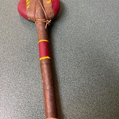 Handmade Vintage Stone and Tree Bark Tomahawk
